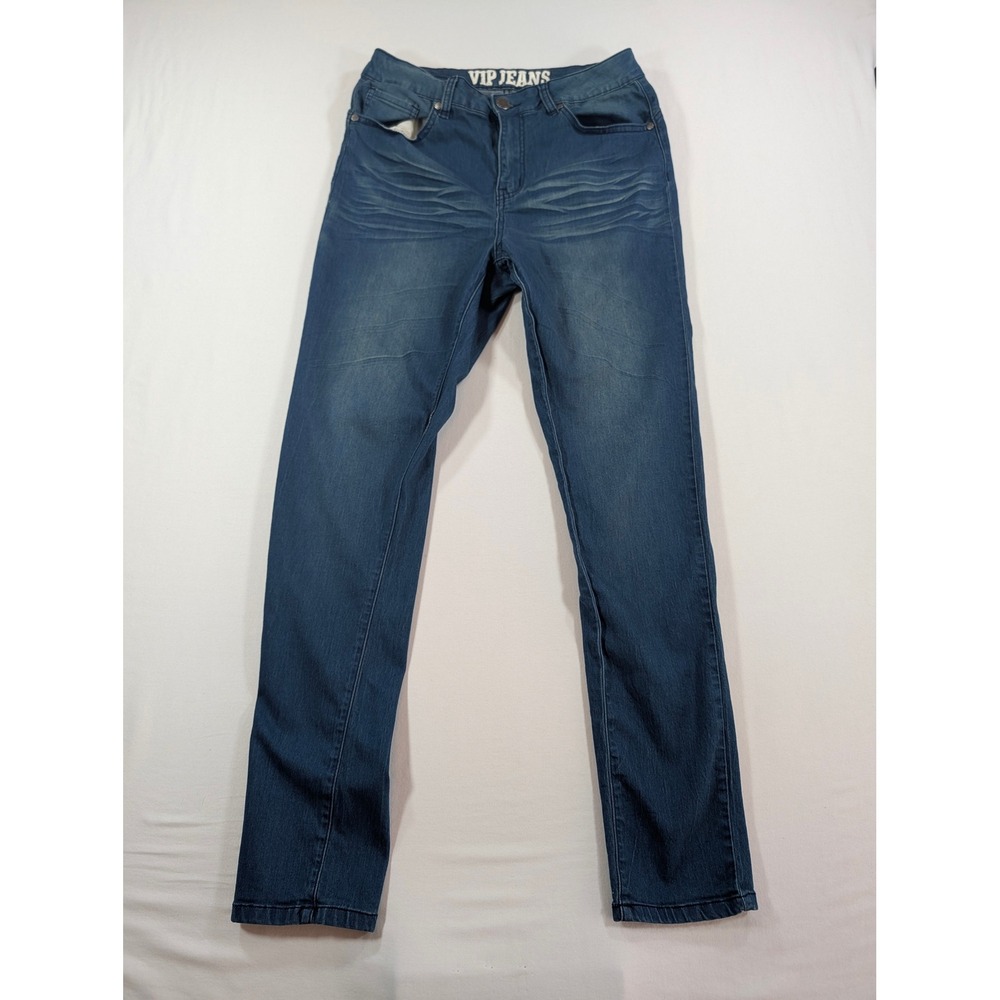VIP Jeans Womens Size 13 Medium Wash Skinny Denim Stretch 2-8391ANA